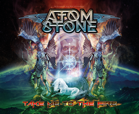 Album Art by Ed Unitsky - Take Me To The Fire - Atom Stone